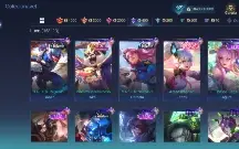 Conta mobile legends lv 49 muitas skin e heróis
