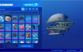 Fortnite Season 1 - Ikonik - Tubarao Mako - Cavaleiro Negro