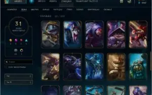 Conta GOLD SKINS (ULTIMATE, VITORIOSAS E MAIS) LV 117