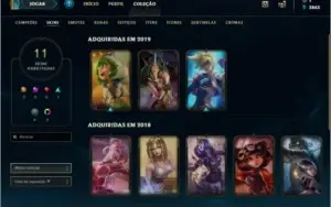 conta lol smurf diamante 4