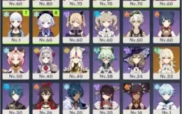 AR 46 Ayaka - Ganyu - Diluc - Childe - Albedo - Venti
