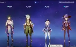 Xiao / Qiqi / Mona + Arma 5*