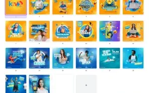 Pack Canva Provedor de Internet - 20 Artes Editáveis