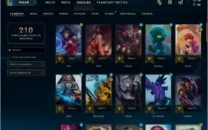 Conta Platina 4 - 63 champs - 36 skins