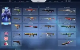 CONTA VALORANT 1K REAIS INVESTIDOS, 4 PINGENTES RADIANTE