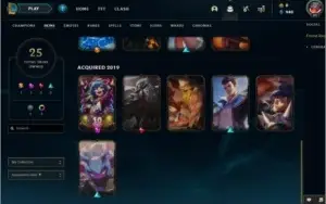 V > Atual GOLD4 MD5 com 25skins e 56champs(Plat4 na passada)