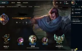 conta de lol platina