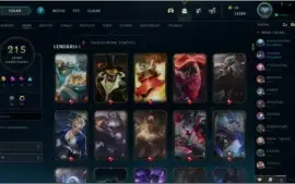 Conta de league of legends platina 1