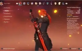 Conta Genshin Impact Com Diluc + Keqing + Qiqi e diversos...