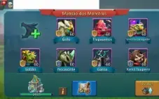 Conta Lords Mobile T4 531m poder 6m de Tropas (Migra 1090)