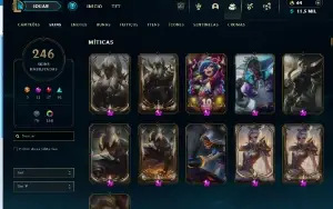 Conta Desde Season 2 - Nv 472 - 246 Skins (Sivir Pax Neo )