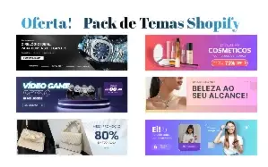 Pack de Temas Shopify + Brindes