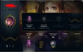 Conta mestre mmr challenger / 77% winrate