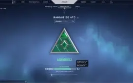 Conta Ascendente 2, com chaveiro de imortal.