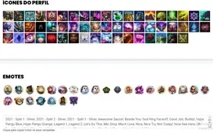 Conta unranked com 41 Champs e 12 Skins