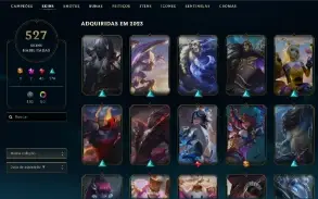 Conta Com 527 Skins League Of Legends
