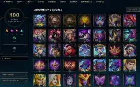 Conta Com 527 Skins League Of Legends