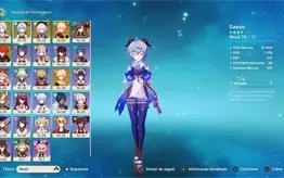 GENSHIN IMPACT AR 42 COM AYATO, GANYU, KAZUHA, MONA E ETC..
