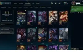 Conta de League of Legends 137 campeões