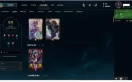 Conta de League of Legends 137 campeões