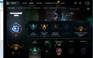 CONTA LOL LVL 60 41 CHAMPS