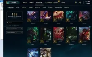 CONTA LOL LVL 60 41 CHAMPS