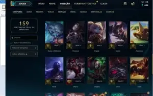 CONTA LOL LVL 60 41 CHAMPS