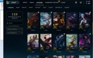 CONTA LOL LVL 60 41 CHAMPS