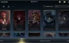 conta de wr com 23 skins plat4