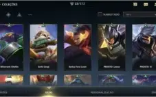conta de wr com 23 skins plat4