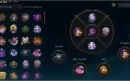 CONTA NÍVEL 134, 24 SKINS, PRATA 2