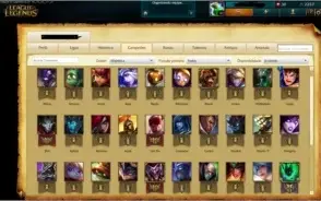 V> LOL 34 CAMPEÕES + DE 17SKINS.