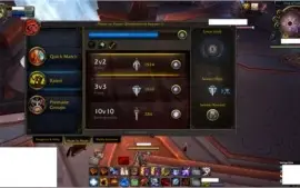 Conta Wow 1800+ Rating - 221 Ilvl - Warrior e Shaman