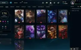 Vendo conta League of legends Platina!!