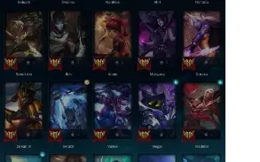 Conta de lol com 1164 skins / 2034 Cromas e 327 skins legado