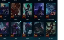 Conta de lol com 1164 skins / 2034 Cromas e 327 skins legado