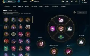 Platina 4 com 60 Champs e 41 Skins