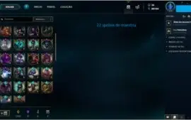 Platina 3, borda platina, todos os champs, 198 skins!