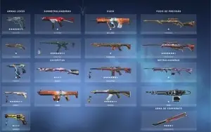 Conta Valorant Ascendent com diversas skins