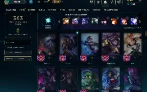 Unranked com 140 Champs e 51 Skins ( ADC / MID / JG )
