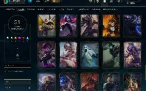 Unranked com 140 Champs e 51 Skins ( ADC / MID / JG )