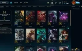 conta lol unranked ( vai cair ferro )