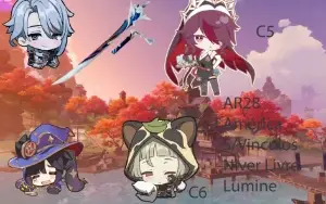 AR28 - Ayato + Maremoto + Mona + Sayu C6 + Rosaria C5