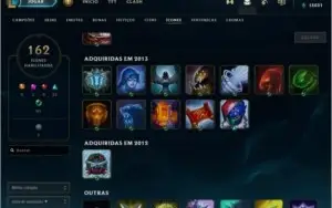 Conta League of Legends Unranked - Ícones 2012