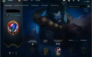 Conta League of Legends Unranked - Ícones 2012
