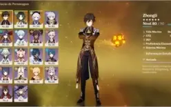 Diluc C1 / Xiao / Zhong / Qiqi C1 / Mona / Jean C1 / Tumulo