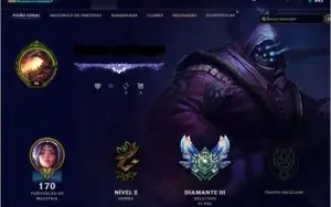 Conta Diamante 3 (Borda Diamante) - 52 Campões e 21 Skins