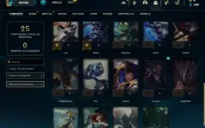 Esmeralda 2 com 30 Champs e 6 Skins + 7 Espolios