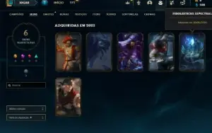 Esmeralda 2 com 30 Champs e 6 Skins + 7 Espolios