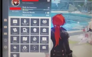Genshin Impact AR 31 - Diluc/Túmulo do Lobo/Harpa Celestial